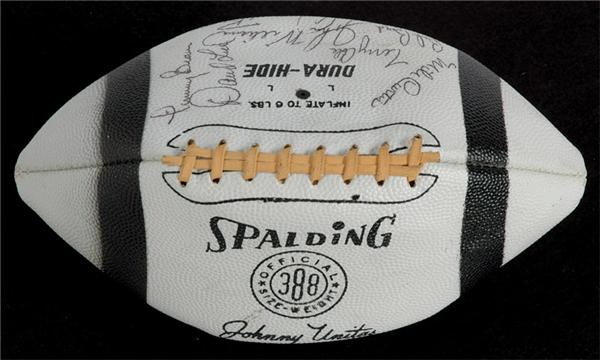 - 1968 Baltimore Colts Team Signed Football-Super Bowl III Team