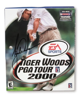 - Tiger Woods Signed Video Game Box