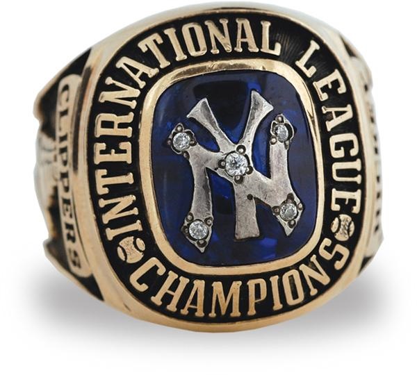 NY Yankees, Giants & Mets - 1984 Columbus Clippers International League Championship Ring