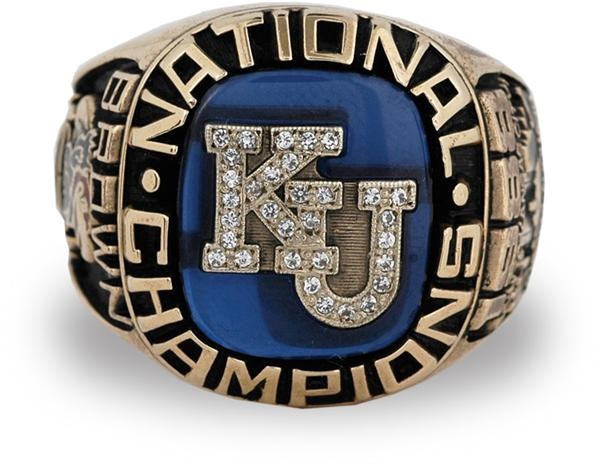 1988 Kansas University National Basketball Championship Ring