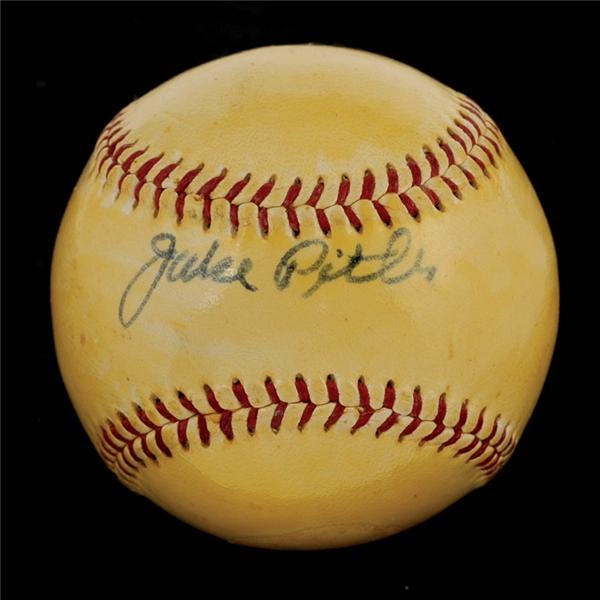 - Jake Pitler Single Signed Baseball