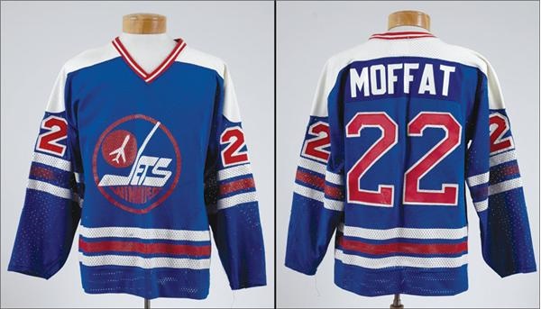 - 1978-79 Lyle Moffat Winnipeg Jets WHA Jersey