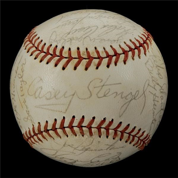 - 1962 New York Mets Team Signed Baseball with Letter From The Mets