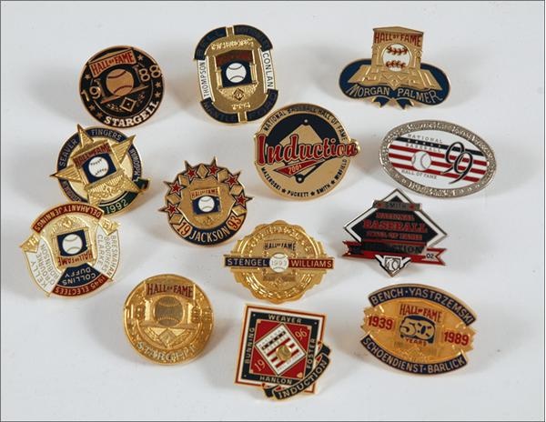 - Baseball Hall of Fame Press Pin Collection (13)
