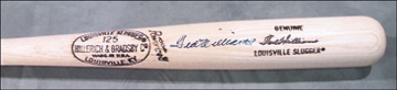 - Ted Williams Signed Bat (35")