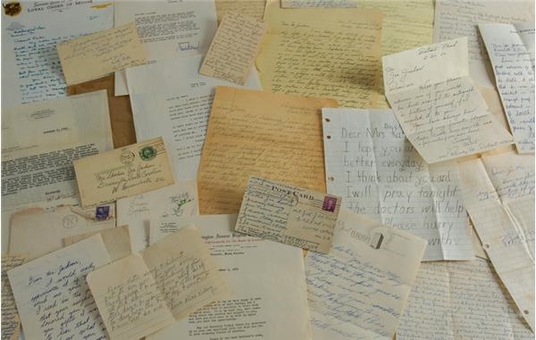 Huge Collection of Fan Letters Written to Shoeless Joe Jackson (169)