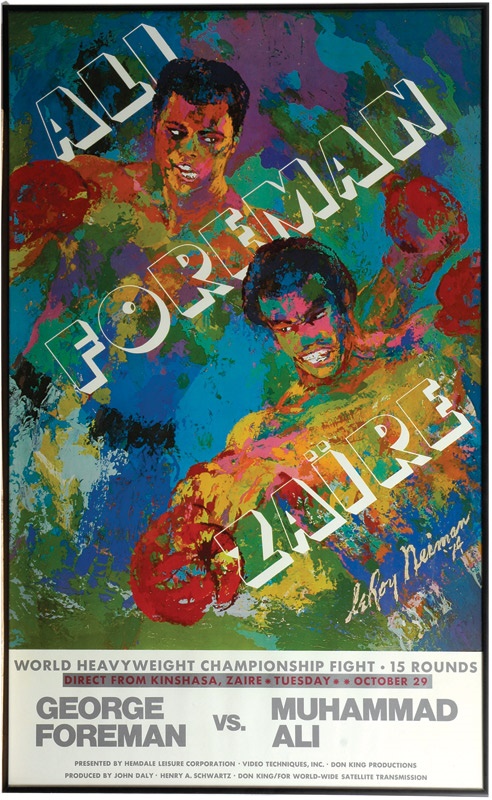 Ali vs. Foreman Boxing Poster by Neiman (25&quot;x39&quot;)