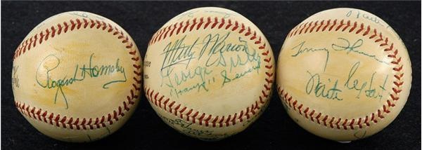 Baseball Autographs - St Louis Cardinals All Time All-Star Baseballs from the Jeese Haines Collection (3)