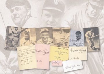 The 1936 Baseball Autograph Collection of Robert Capstick