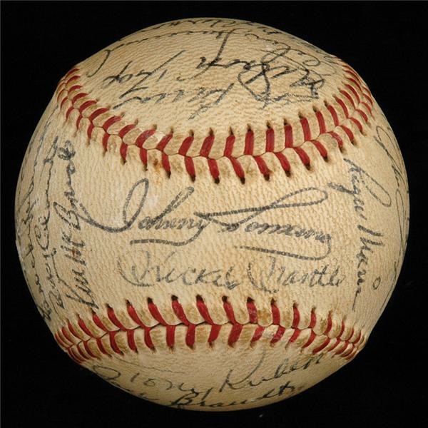 Baseball Autographs - Nellie Fox&#39;s 1961 American League All Star Team Signed Baseball