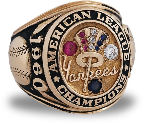 NY Yankees, Giants & Mets - 1960 New York Yankees AL Champions Ring