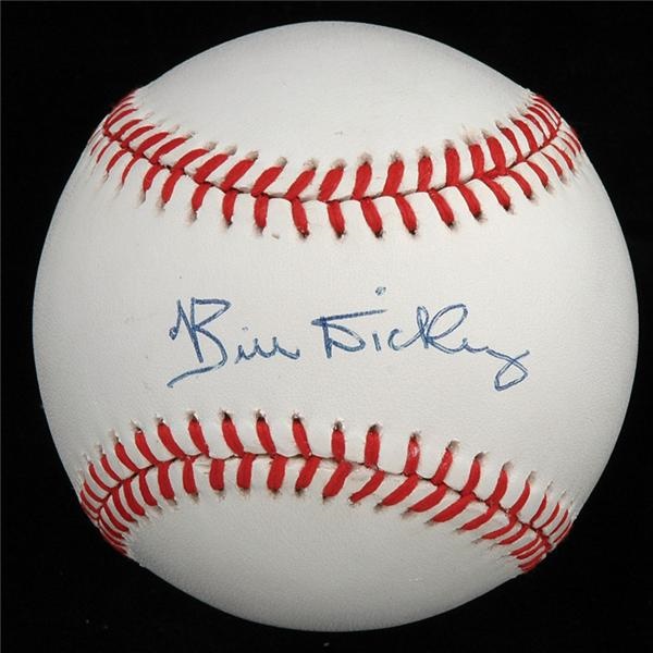 Baseball Autographs - Bill Dickey Single Signed Baseball (PSA 9.5)