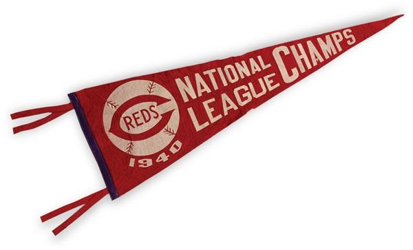 1940 Cincinnati Reds World Series Pennant