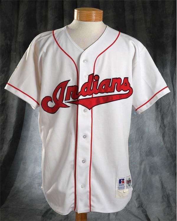 Baseball Equipment - 1997 Brian Giles Game Worn Cleveland Indians Jersey