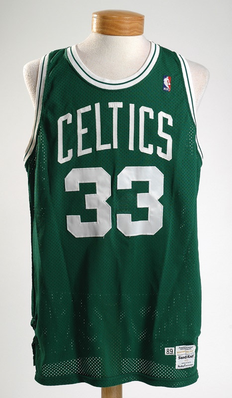 - 1989 Larry Bird Game Worn Boston Celtics Jersey