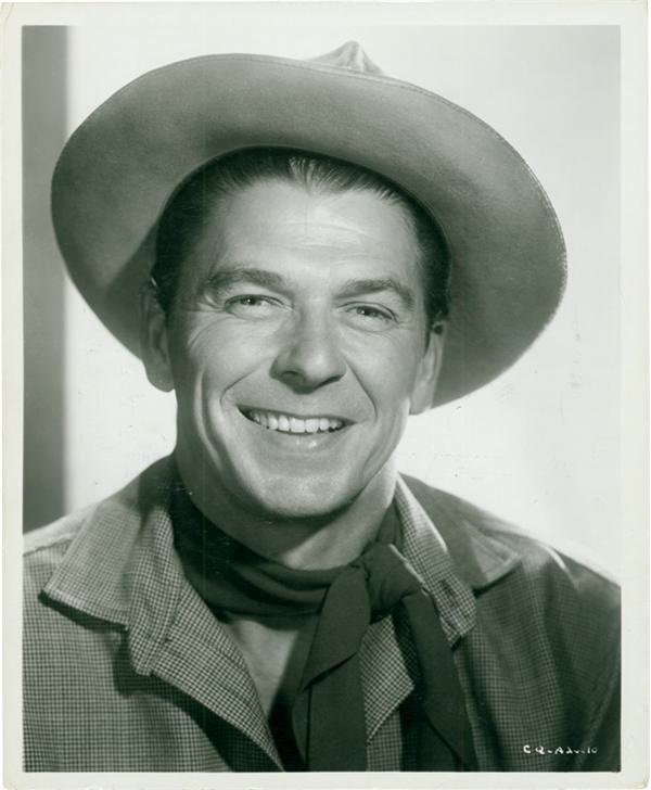 Movies - 1954 Ronald Reagan Cowboy Portrait by Bachrach