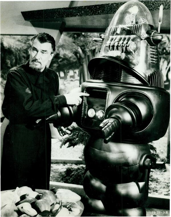 Movies - Robby the Robot, Walter Pidgeon and Forbidden Planet