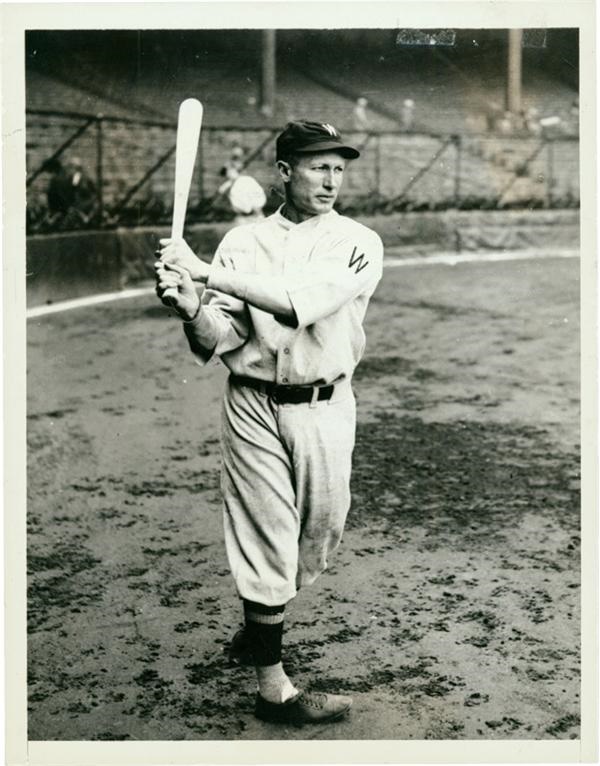 Sam Rice Ready for the 1933 World Series