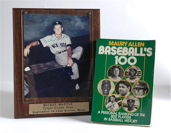 Baseball Autographs - Book Signed by Maris and (20) Additional Greats