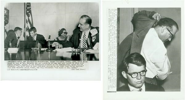 Political - Sen. Joseph McCarthy and Robert Kennedy Photos (2)
