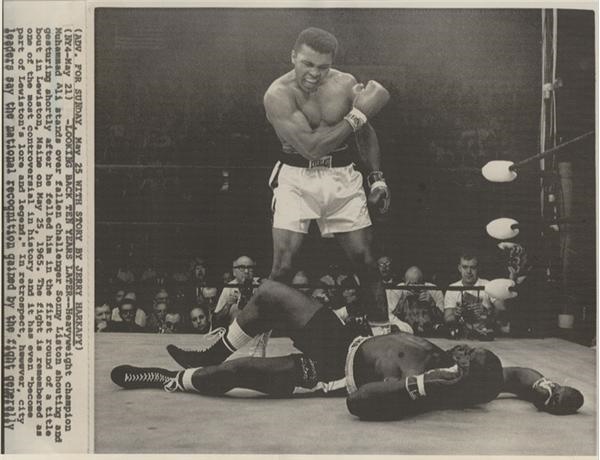 Muhammad Ali & Boxing - Group Of 16 Cassius Clay/Muhammad Ali Vintage Photos