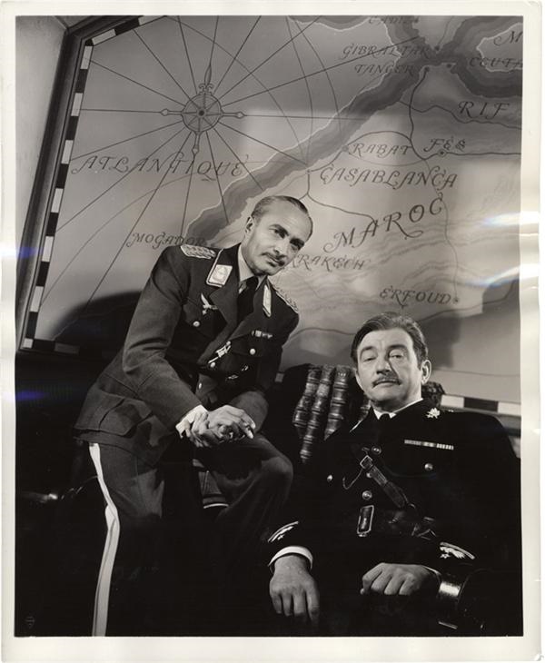- Claude Rains and Conrad Veidt in Casablanca (1942)