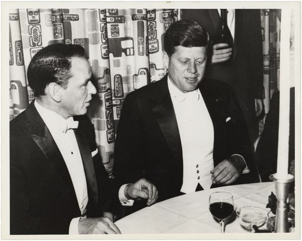 Frank Sinatra - Frank Sinatra and John F. Kennedy at the Inaugural Ball