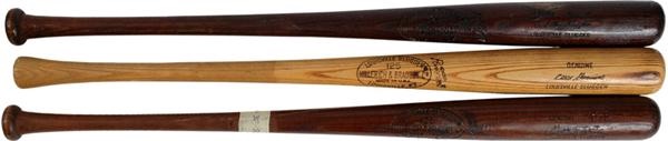 Baseball Equipment - Big Red Machine Game Used Bats (3)