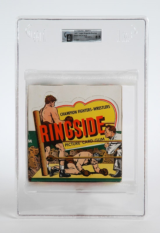 1951 Topps Ringside Boxing Display Box (GAI 8.5)