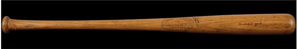 Baseball Equipment - Rudy York Game Used Bat