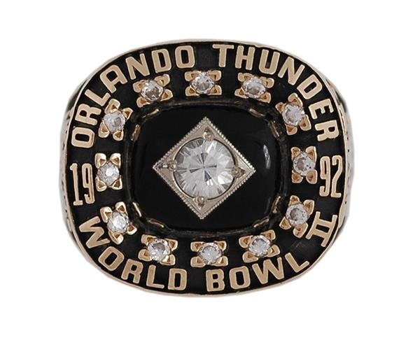 - 1992 WLAF Orlando Thunder Championship Ring