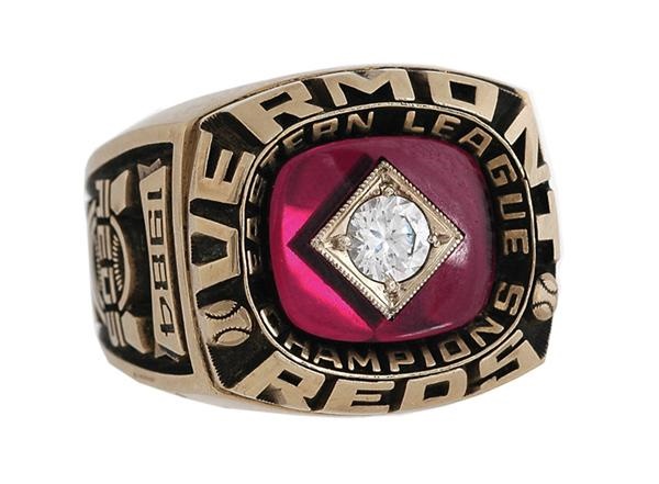 - 1984 Vermont Reds Eastern League Championship Ring