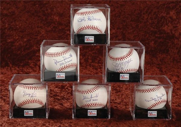 Collection of Single Signed Baseballs (33)