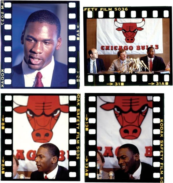 First Michael Jordan Press Conference Original Negatives (49)