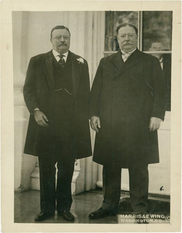 - Teddy Roosevelt and William Howard Taft by Paul Thompson (circa 1910)