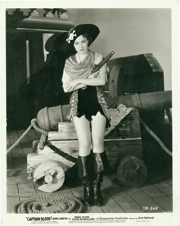 Movies - Olivia DeHaviland in &quot;Captain Blood&quot; (1936)