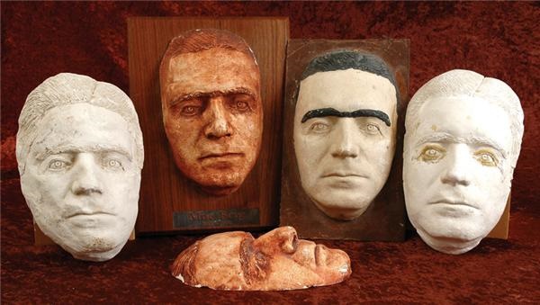 Moe Berg Life Mask Collection Of Five