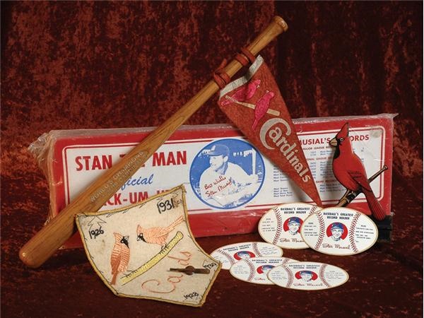 - Vintage St. Louis Cardinals Memorabilia Collection (65)