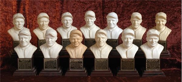 - Collection of 1963 Baseball Hall of Fame Bust with Pamplets (13)