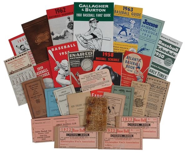 - Collection of 28 Vintage Schedules and Ephemera
