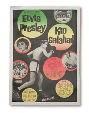Muhammad Ali & Boxing - 1962 Elvis Presley Kid Galahad Film Poster