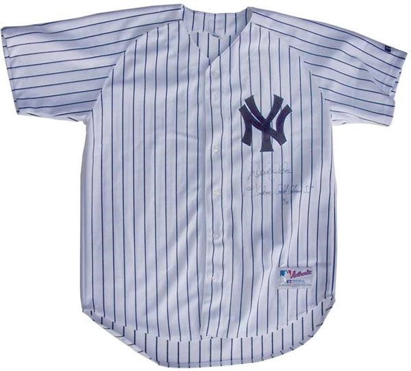 - Derek Jeter Signed Limited Edition Yankees Home Jersey
