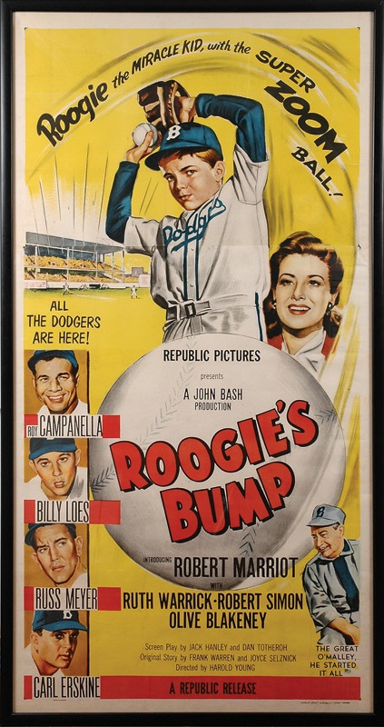 Dodgers - Roogie's Bump Three-Sheet Movie Poster (1954)