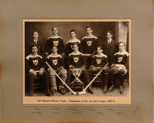 - 1907-1908 Winnipeg Monarchs Team Photo