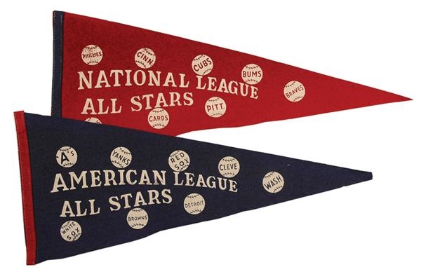- 1940's All Star Game Pennants (2)