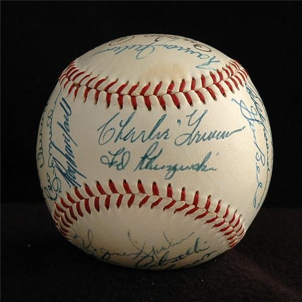 - 1954 National League All Star Team Signed Baseball