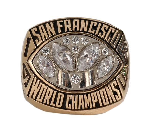 - 1989 SanFrancisco 49ers Super Bowl Championship Ring