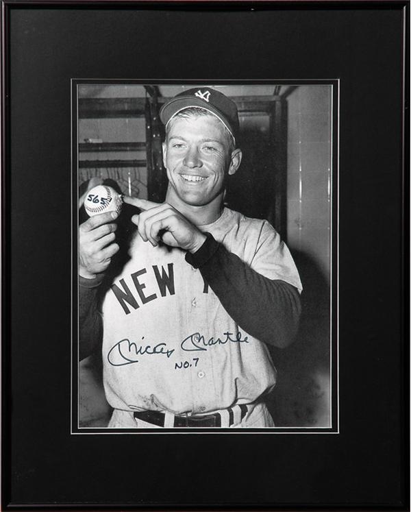 Mantle and Maris - Mickey Mantle Signed Photo Collection (3)