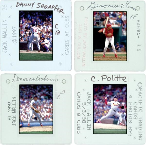 1980s-2000 St. Louis Cardinals Original Negatives from Donruss Photographer (7000+ negs)