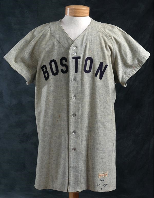 - 1955 Ted Williams Boston Red Sox Game Worn Road Jersey